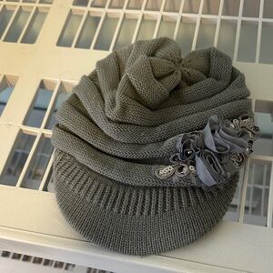 Cute Gray Knit Hat